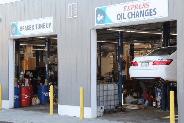 Collision repair in progress at Centreville shop