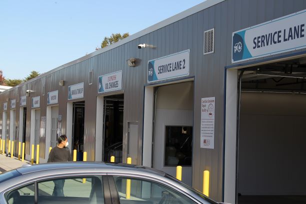 Centreville shop floor and repair bay