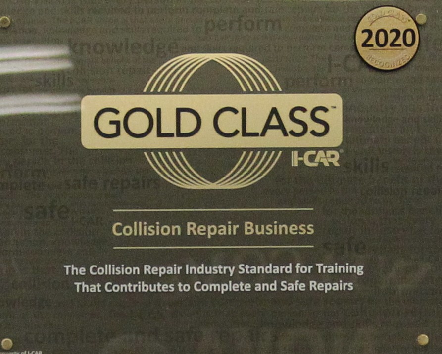 I-CAR Gold Class certified facility and technicians